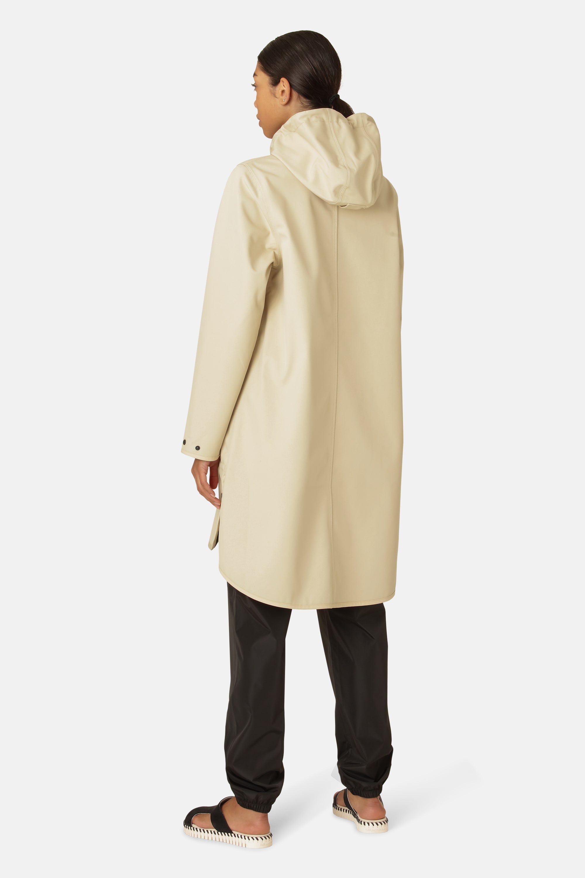 Softshell Regenmantel A-Linie - Beige